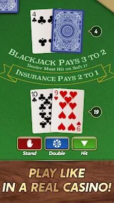 Скачать взломанную Blackjack [Много монет] MOD apk на Андроид
