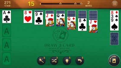 Скачать взломанную Мир пасьянса: Косынка [Много монет] MOD apk на Андроид