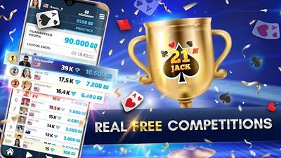 Скачать взломанную 21 Jack - Blackjack meets Solitaire! [Много денег] MOD apk на Андроид