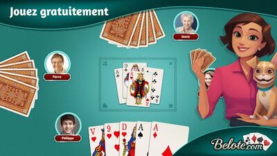 Скачать взломанную Belote.com  [Много денег] MOD apk на Андроид