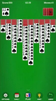Скачать взломанную Spider Solitaire [Много монет] MOD apk на Андроид