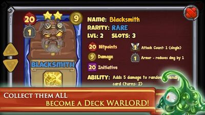Скачать взломанную Deck Warlords - TCG card game [Много монет] MOD apk на Андроид