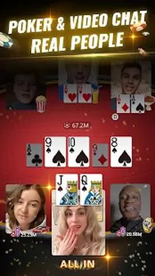 Скачать взломанную PokerGaga: Cards & Video Chat [Мод меню] MOD apk на Андроид