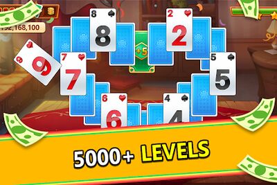 Скачать взломанную Solitaire Tripeaks: Farm and Family [Много монет] MOD apk на Андроид