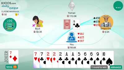 Скачать взломанную Marriage Card Game [Много денег] MOD apk на Андроид