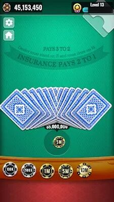 Скачать взломанную Blackjack 21 - Classic Casino [Много монет] MOD apk на Андроид