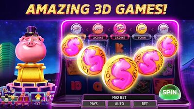 Скачать взломанную POP! Slots  [Много денег] MOD apk на Андроид