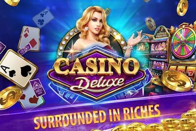 Скачать взломанную Casino Deluxe Vegas - покер, карты, автоматы [Мод меню] MOD apk на Андроид
