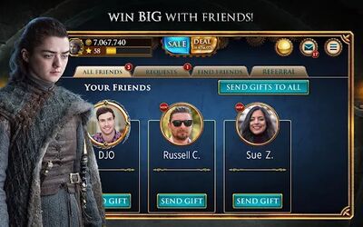 Скачать взломанную Game of Thrones Slots Casino [Много денег] MOD apk на Андроид