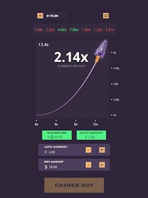 Скачать взломанную Crash Rocket Gambling [Бесплатные покупки] MOD apk на Андроид