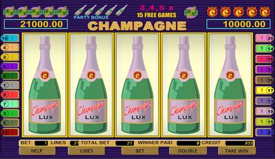 Скачать взломанную Champagne Slot [Много денег] MOD apk на Андроид