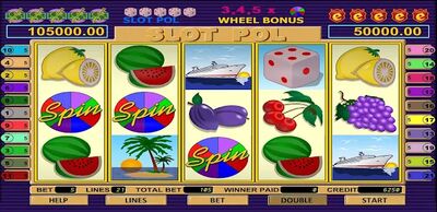 Скачать взломанную Slot Pol Spin [Мод меню] MOD apk на Андроид