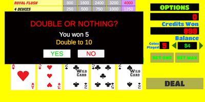 Скачать взломанную Deuces Wild - Video Poker [Мод меню] MOD apk на Андроид