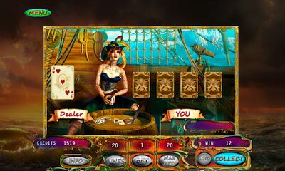 Скачать взломанную Pirates Treasures Slot [Много денег] MOD apk на Андроид