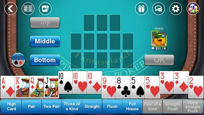 Скачать взломанную DH Pineapple Poker OFC [Много монет] MOD apk на Андроид