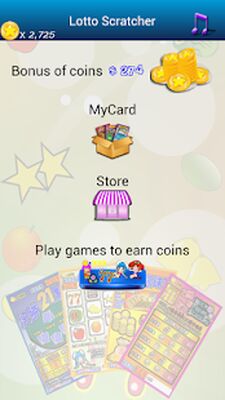 Скачать взломанную Scratch Lottery [Много монет] MOD apk на Андроид