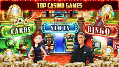 Скачать взломанную GSN Grand Casino: Free Slots, Bingo & Card Games [Бесплатные покупки] MOD apk на Андроид