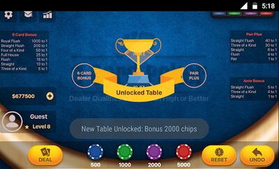 Скачать взломанную Tri покер [Много монет] MOD apk на Андроид