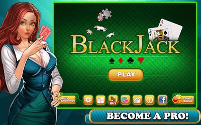 Скачать взломанную BlackJack -21 Casino Card Game [Много денег] MOD apk на Андроид
