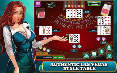 Скачать взломанную BlackJack -21 Casino Card Game [Много денег] MOD apk на Андроид