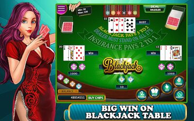 Скачать взломанную BlackJack -21 Casino Card Game [Много денег] MOD apk на Андроид