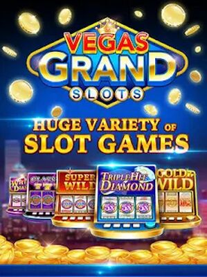 Скачать взломанную Vegas Grand Slots:Casino Games [Бесплатные покупки] MOD apk на Андроид