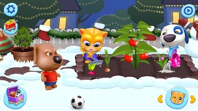 Скачать взломанную Мой Говорящий Том: Друзья [Много монет] MOD apk на Андроид