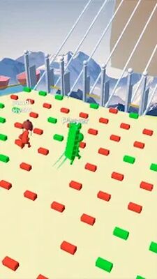 Скачать взломанную Bridge Race [Бесплатные покупки] MOD apk на Андроид