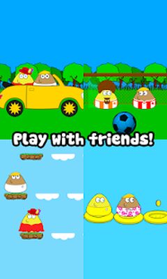 Скачать взломанную Pou [Много денег] MOD apk на Андроид