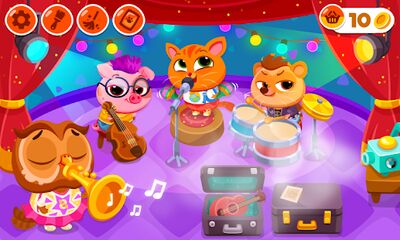 Скачать взломанную Bubbu School (котик бубу) [Много денег] MOD apk на Андроид