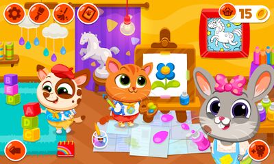 Скачать взломанную Bubbu School (котик бубу) [Много денег] MOD apk на Андроид
