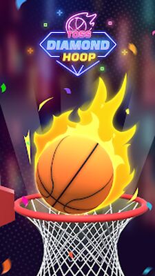 Скачать взломанную Toss Diamond Hoop [Много денег] MOD apk на Андроид