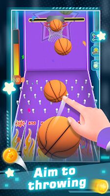 Скачать взломанную Toss Diamond Hoop [Много денег] MOD apk на Андроид