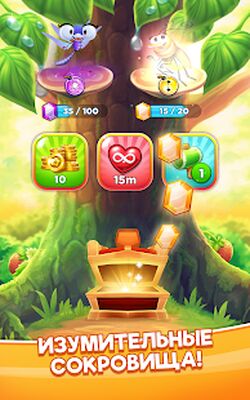 Скачать взломанную Best Fiends Stars - Бесплатная игра-головоломка [Мод меню] MOD apk на Андроид
