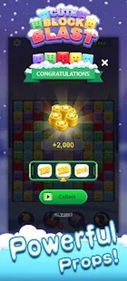 Скачать взломанную Cute Block Blast - emoji block [Много денег] MOD apk на Андроид