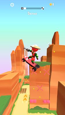 Скачать взломанную Swing Loops: Grapple Hook Race [Мод меню] MOD apk на Андроид