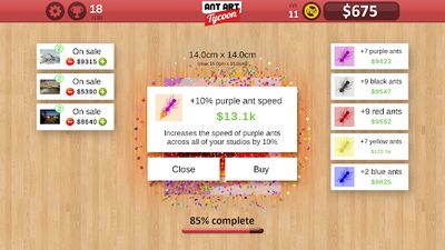 Скачать взломанную Ant Art Tycoon [Мод меню] MOD apk на Андроид
