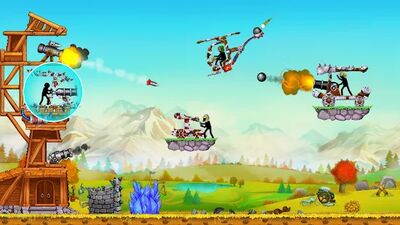 Скачать взломанную Катапульта 2: Стикмен игры [Много монет] MOD apk на Андроид