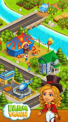 Скачать взломанную Farm Town: Семейная Ферма [Мод меню] MOD apk на Андроид