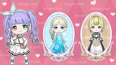 Скачать взломанную Vlinder Doll: Dress up games [Бесплатные покупки] MOD apk на Андроид