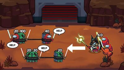 Скачать взломанную Save The Imposter [Много денег] MOD apk на Андроид