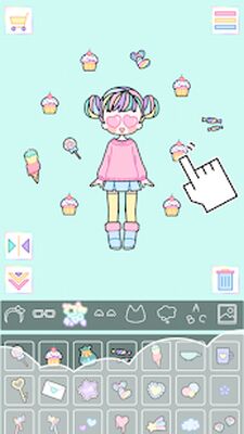 Скачать взломанную Пастельная Девочка : игра на одевание [Много денег] MOD apk на Андроид
