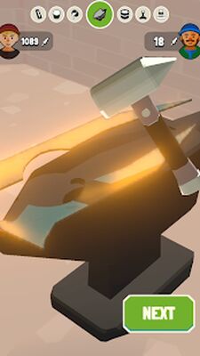 Скачать взломанную Blade Forge 3D [Много денег] MOD apk на Андроид