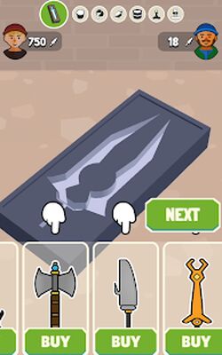 Скачать взломанную Blade Forge 3D [Много денег] MOD apk на Андроид