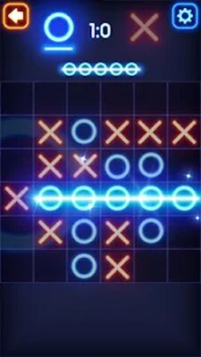 Скачать взломанную Сияющие крестики-нолики [Мод меню] MOD apk на Андроид