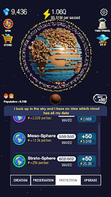 Скачать взломанную Idle World ! [Много монет] MOD apk на Андроид