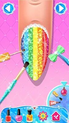 Скачать взломанную Маникюр салон - акриловые ногти - игры для дєвочєк [Мод меню] MOD apk на Андроид