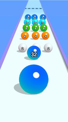 Скачать взломанную Ball Run 2048 [Бесплатные покупки] MOD apk на Андроид