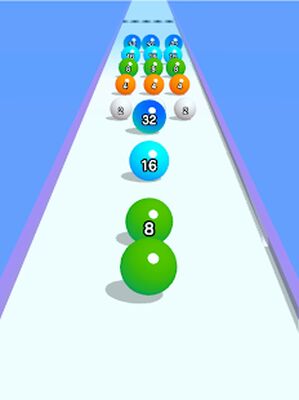 Скачать взломанную Ball Run 2048 [Бесплатные покупки] MOD apk на Андроид