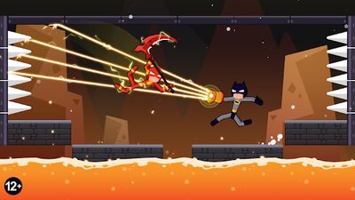 Скачать взломанную Stickman Fighting - Stickman Supreme Warriors [Много монет] MOD apk на Андроид